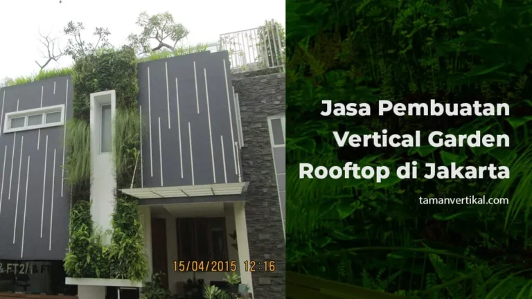 jasa pembuatan vertical garden rooftop