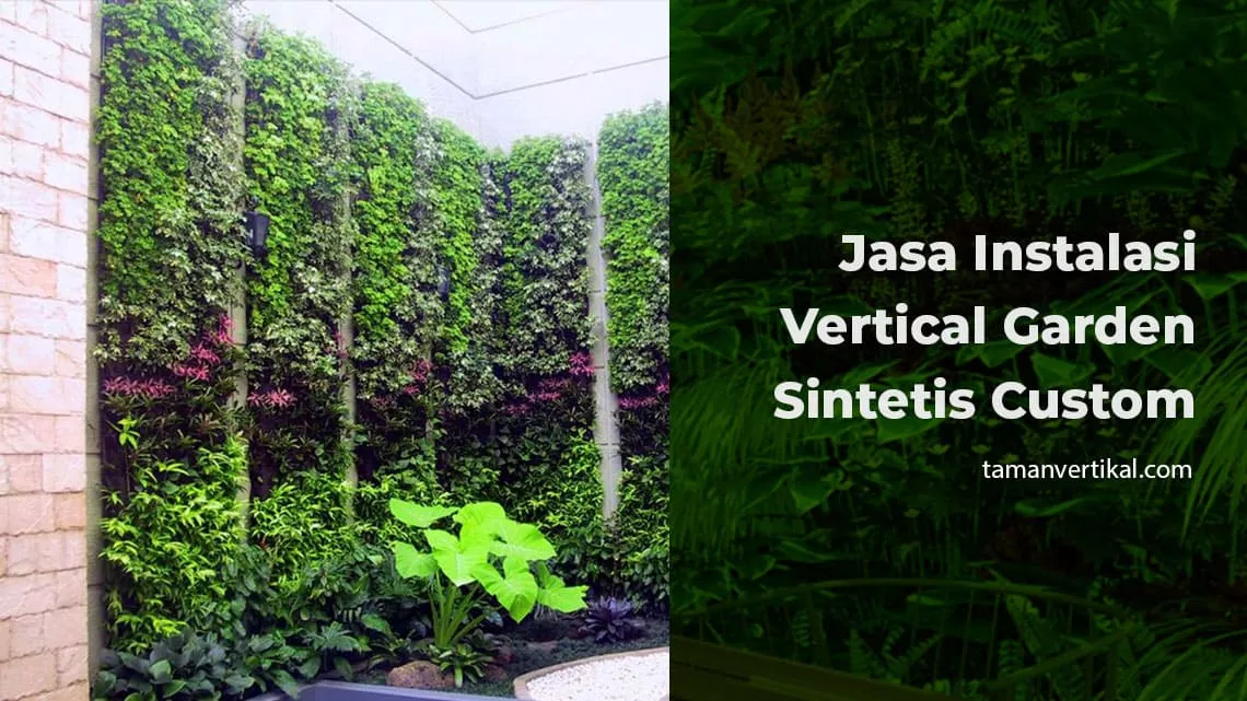 vertical garden sintetis custom